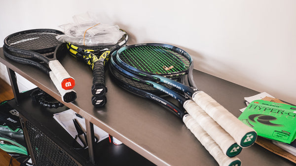 Behind the Scenes of Tennis Stringing & Training